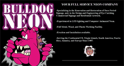 Desktop Screenshot of bulldogneon.com